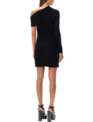 SAINT LAURENT Chic Viscose Mini Dress for Women