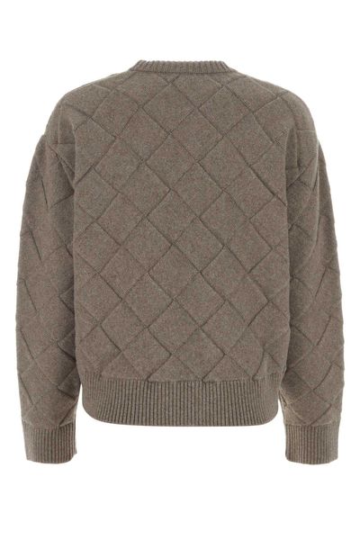 BOTTEGA VENETA Blue Wool Knit Sweater for Women - FW23 Collection