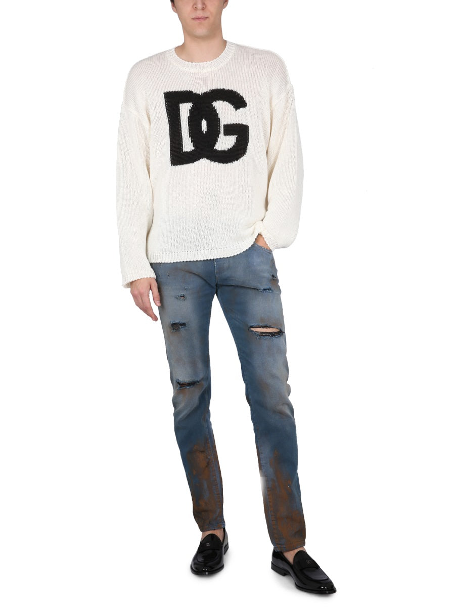 DOLCE & GABBANA Skinny Fit Mini Jeans