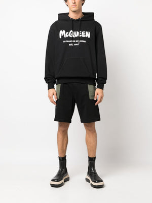 ALEXANDER MCQUEEN メンズ23年秋冬ブラックショーツ