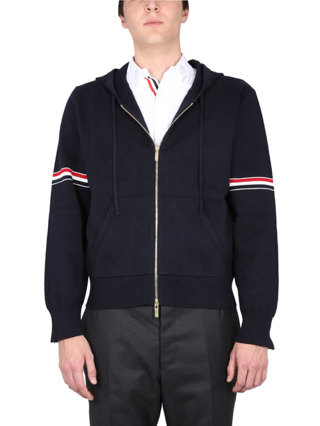 THOM BROWNE Men's Mini Hoodie with Drawstring