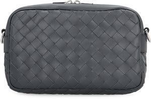 BOTTEGA VENETA Intrecciato Leather Camera Handbag | Grey | SS24 Collection