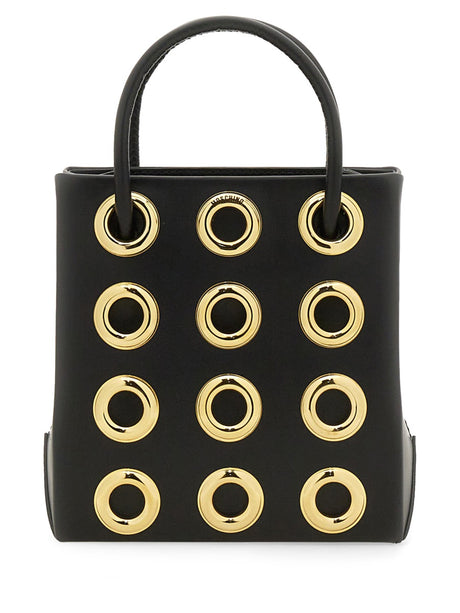 MOSCHINO COUTURE Couture Leather Handbag - Mini Design for Modern Elegance