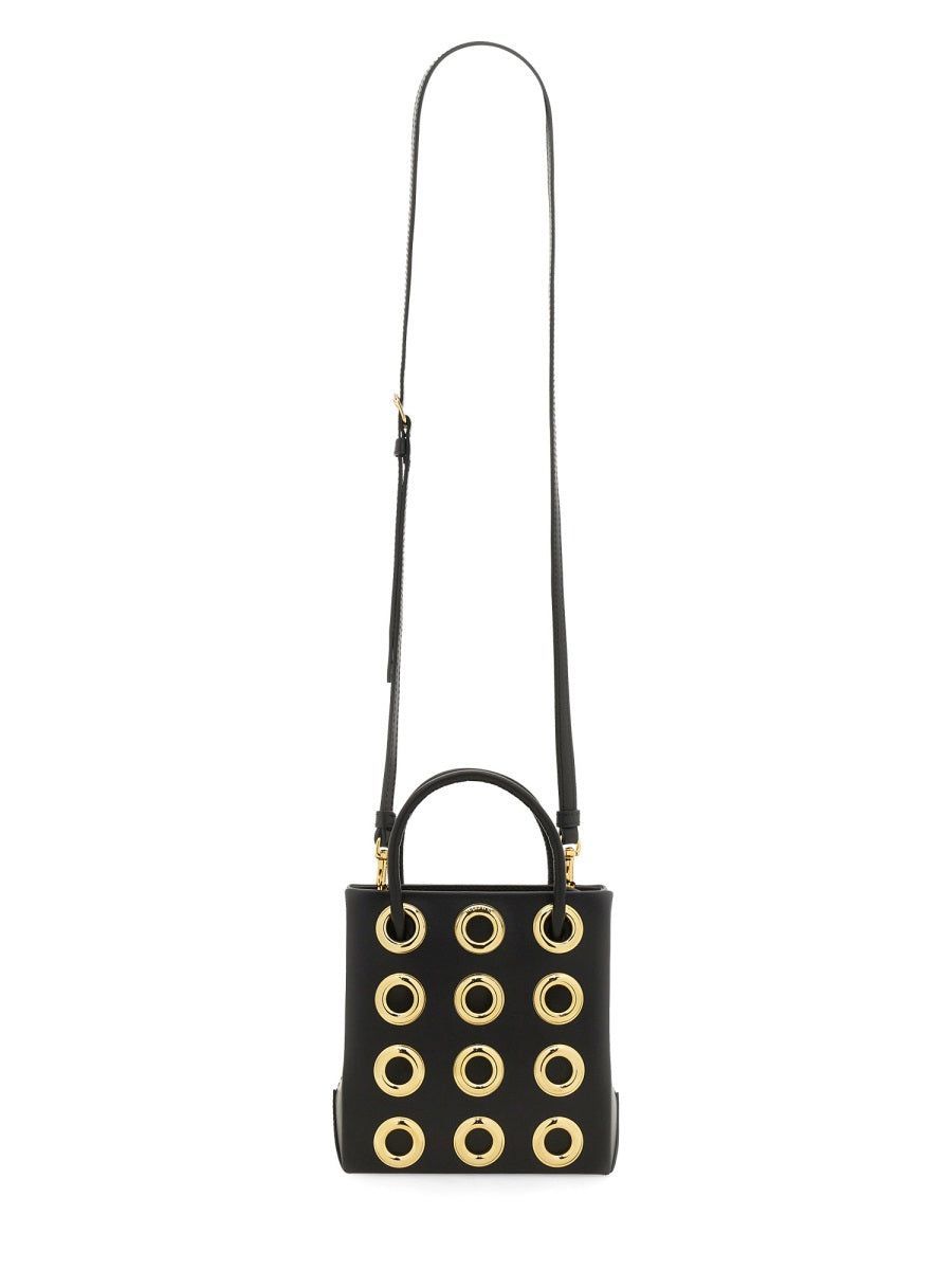 MOSCHINO COUTURE Couture Leather Handbag - Mini Design for Modern Elegance