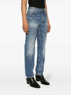 SAINT LAURENT Straight-Leg Denim Jeans - Regular Fit, Size US 32