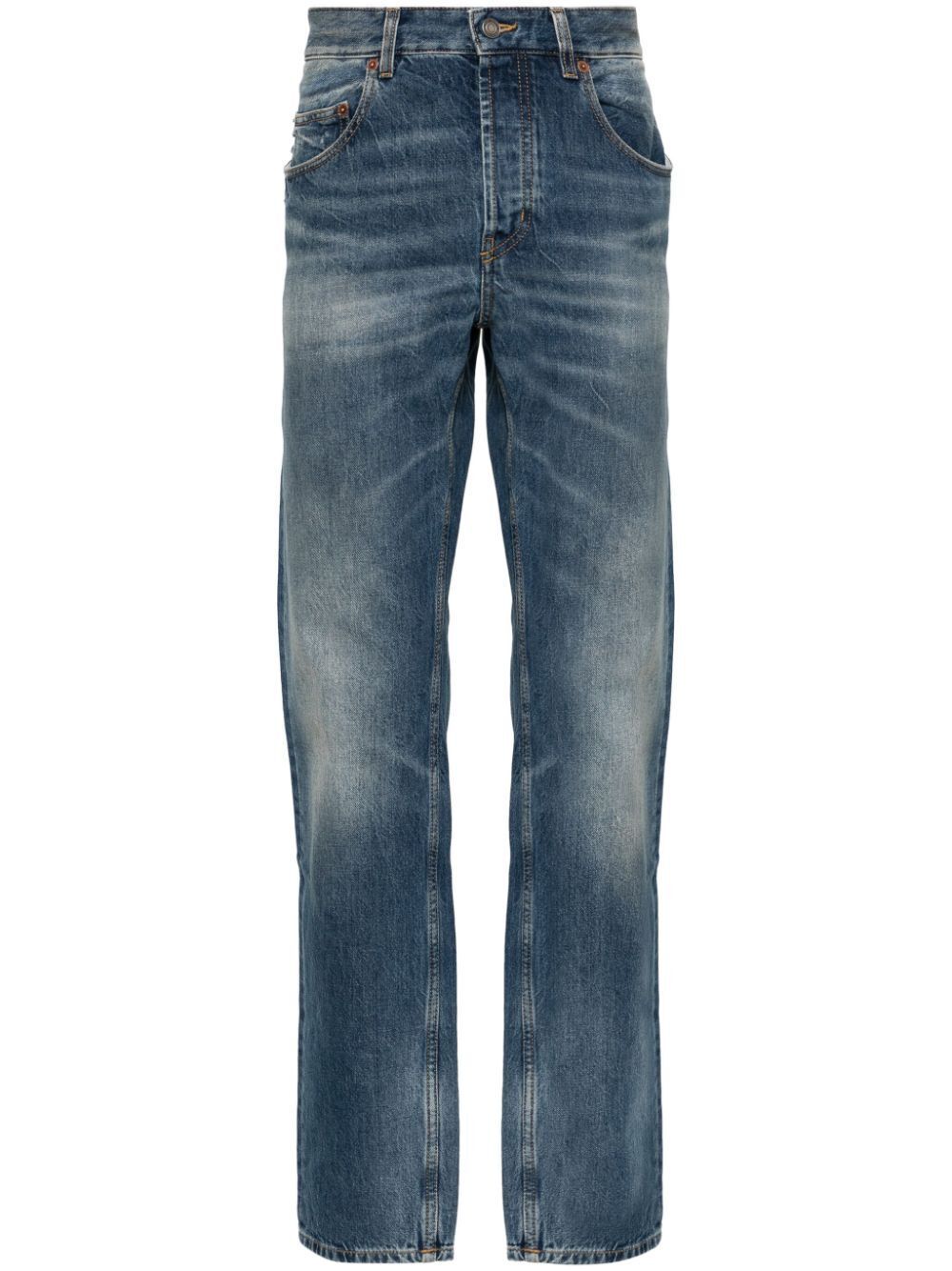 SAINT LAURENT Straight-Leg Denim Jeans - Regular Fit, Size US 32