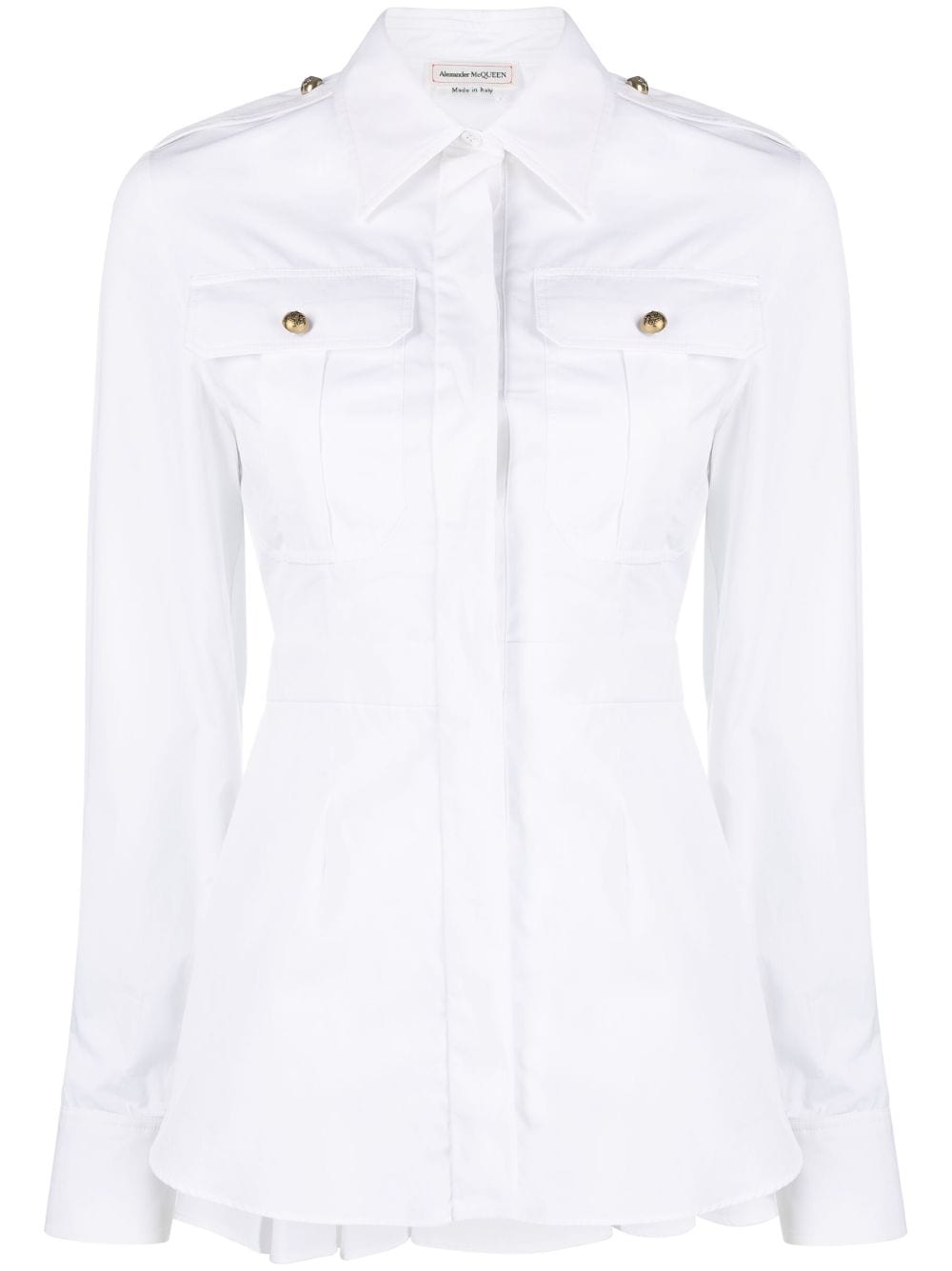 ALEXANDER MCQUEEN Cotton Button-Up Shirt for Women