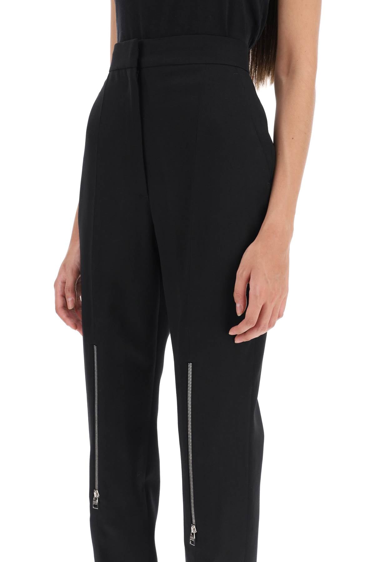 ALEXANDER MCQUEEN Women's Tailored Wool Pants