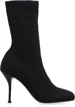 ALEXANDER MCQUEEN Women’s Stiletto Heel Sock Ankle Boots