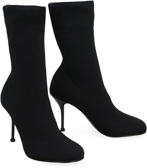 ALEXANDER MCQUEEN Women’s Stiletto Heel Sock Ankle Boots