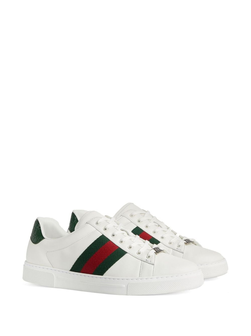 GUCCI Premium Leather Low-Top Sneakers