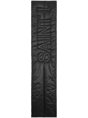 SAINT LAURENT Padded Wraparound Scarf with Logo for Women