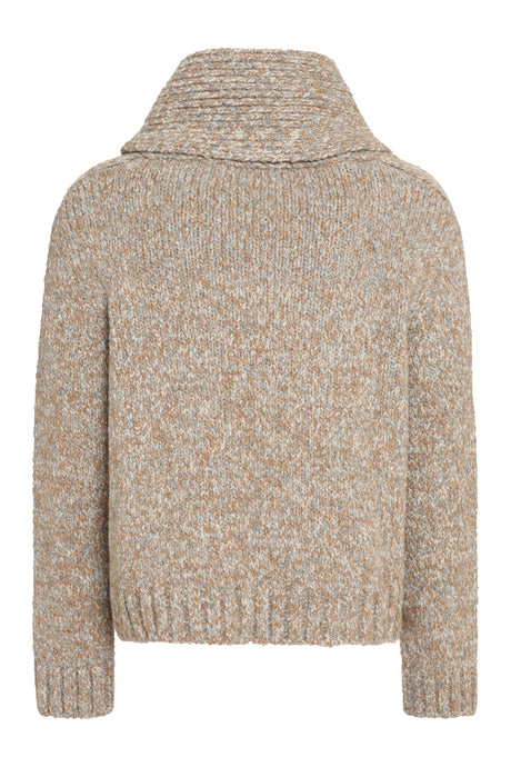 BOTTEGA VENETA Wool Blend Sweater with Ribbed Edges