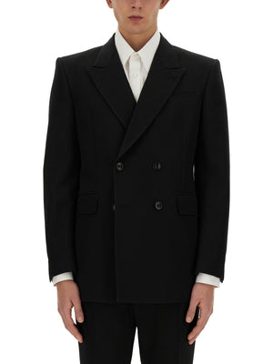 ALEXANDER MCQUEEN Double-Breasted Jacket - Regular Fit, Size 50