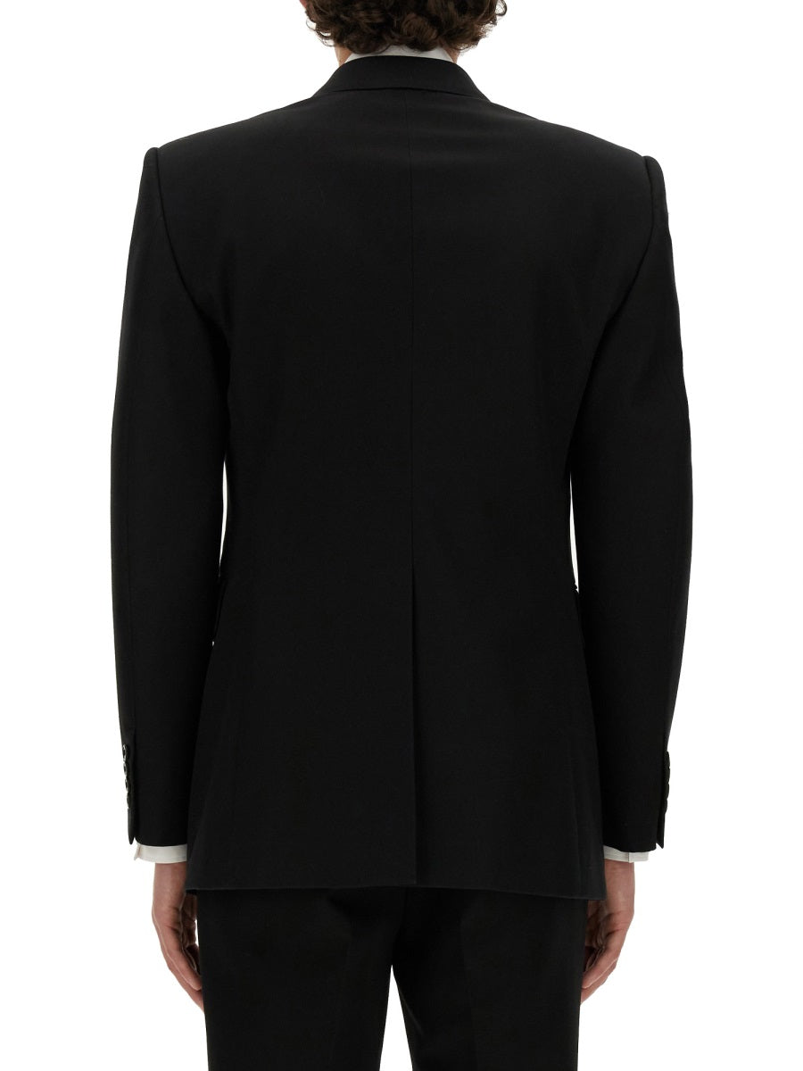 ALEXANDER MCQUEEN Double-Breasted Jacket - Regular Fit, Size 50