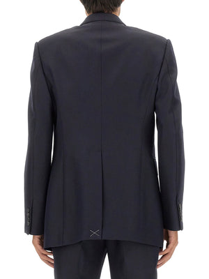 ALEXANDER MCQUEEN Double-Breasted Jacket - Regular Fit, Size 50