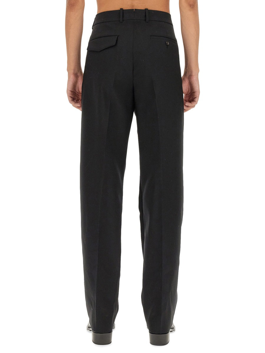 ALEXANDER MCQUEEN Regular Fit Wool Pants - Size 50 IT