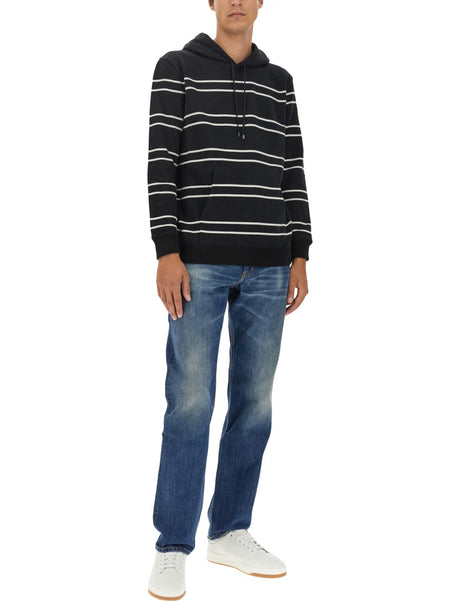 SAINT LAURENT Striped Sweatshirt - Size L