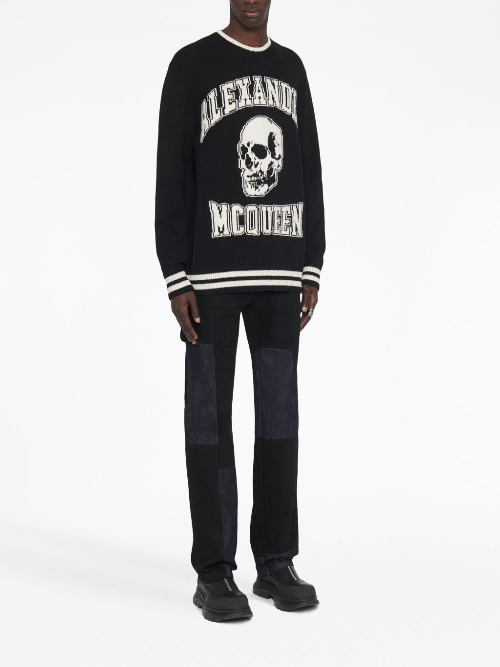 ALEXANDER MCQUEEN Varsity Sweater - Regular Fit