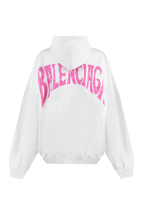 BALENCIAGA Oversized Cotton Hoodie - Unisex Size Guide Available