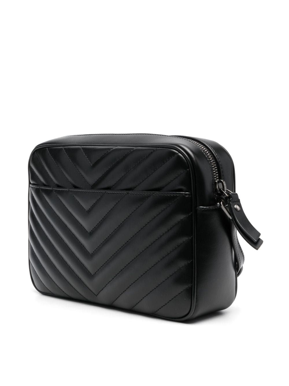 SAINT LAURENT Matelassé Leather Mini Shoulder Bag - 22.5CM x 15CM x 6CM