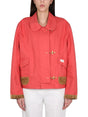 FAY Mini Caban Jacket with Three-Hook Closure