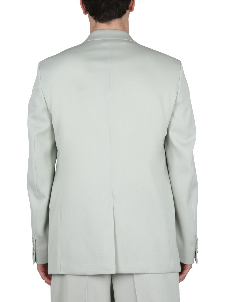 LANVIN Boxy Single-Breasted Jacket - Men's Fit