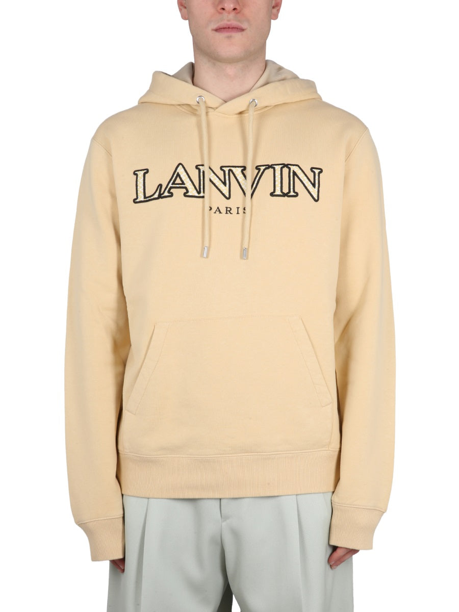 LANVIN Luxe Logo Hoodie for Men