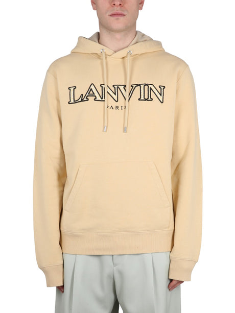 LANVIN Luxe Logo Hoodie for Men