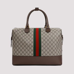 GUCCI Premium Leather Duffle Bag - 42cm x 31.5cm x 21cm