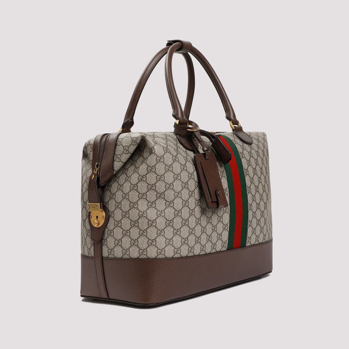 GUCCI Premium Leather Duffle Bag - 42cm x 31.5cm x 21cm