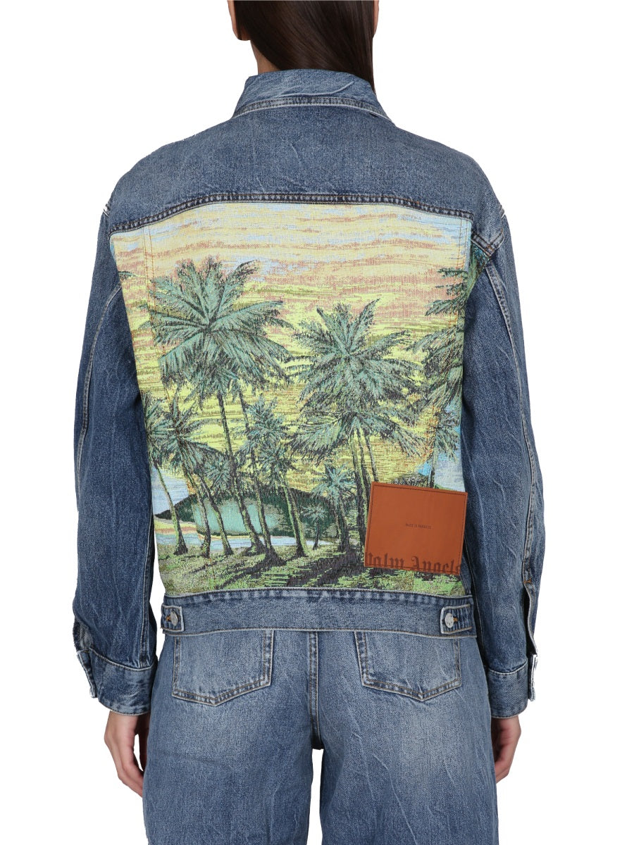 PALM ANGELS Sunrise Print Mini Jacket