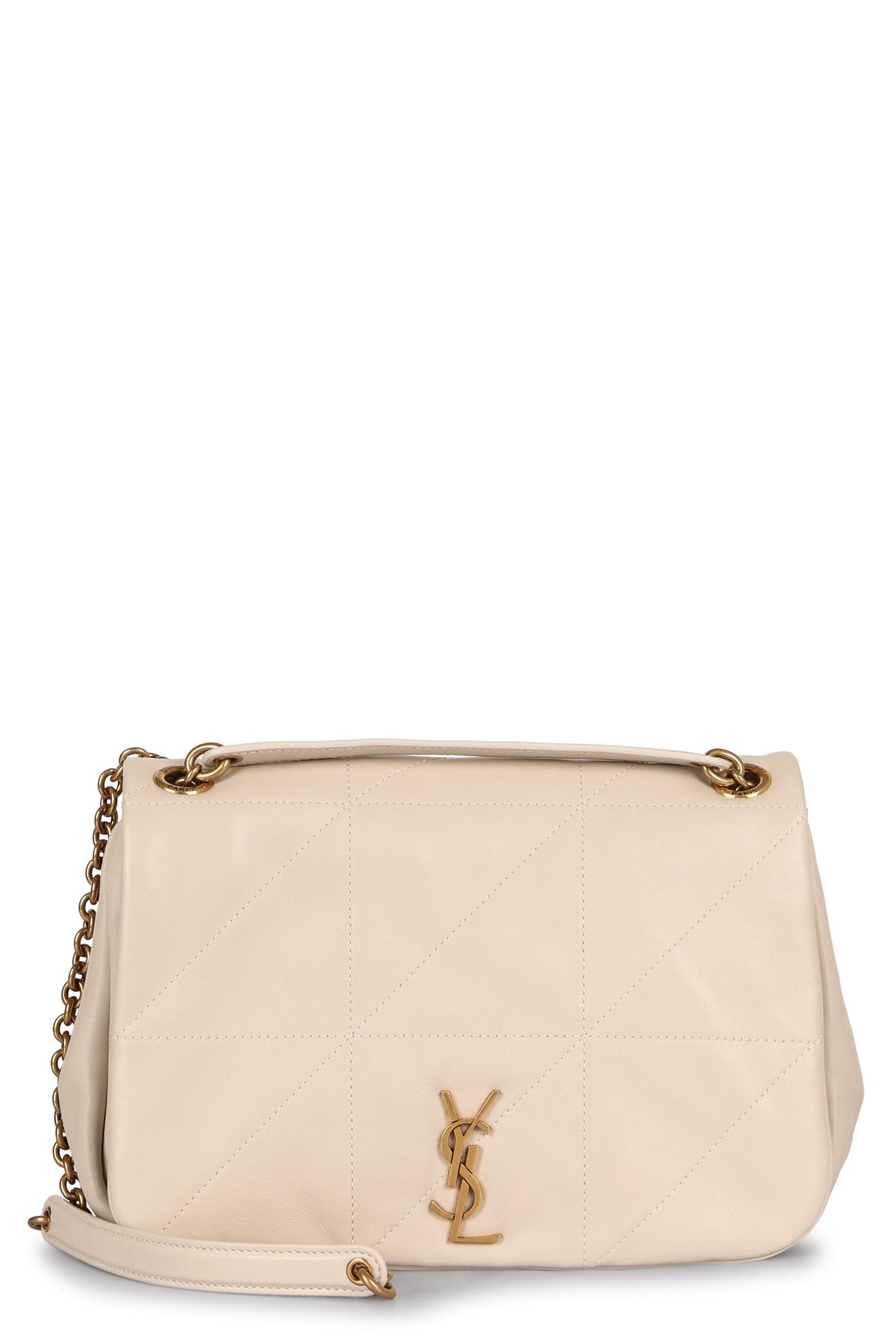 SAINT LAURENT Mini Quilted Leather Shoulder Handbag