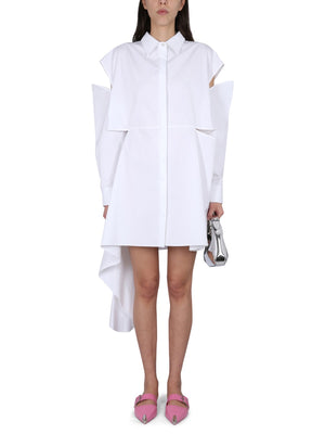 ALEXANDER McQUEEN Classic Collar Dress with Front Closure - Women's SS23