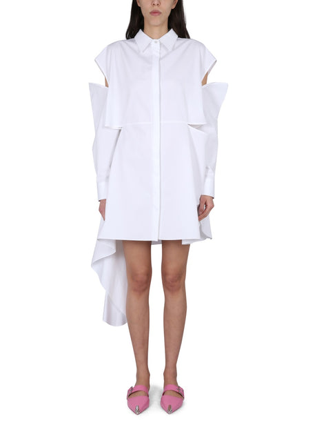 ALEXANDER McQUEEN Classic Collar Dress with Front Closure - Women's SS23