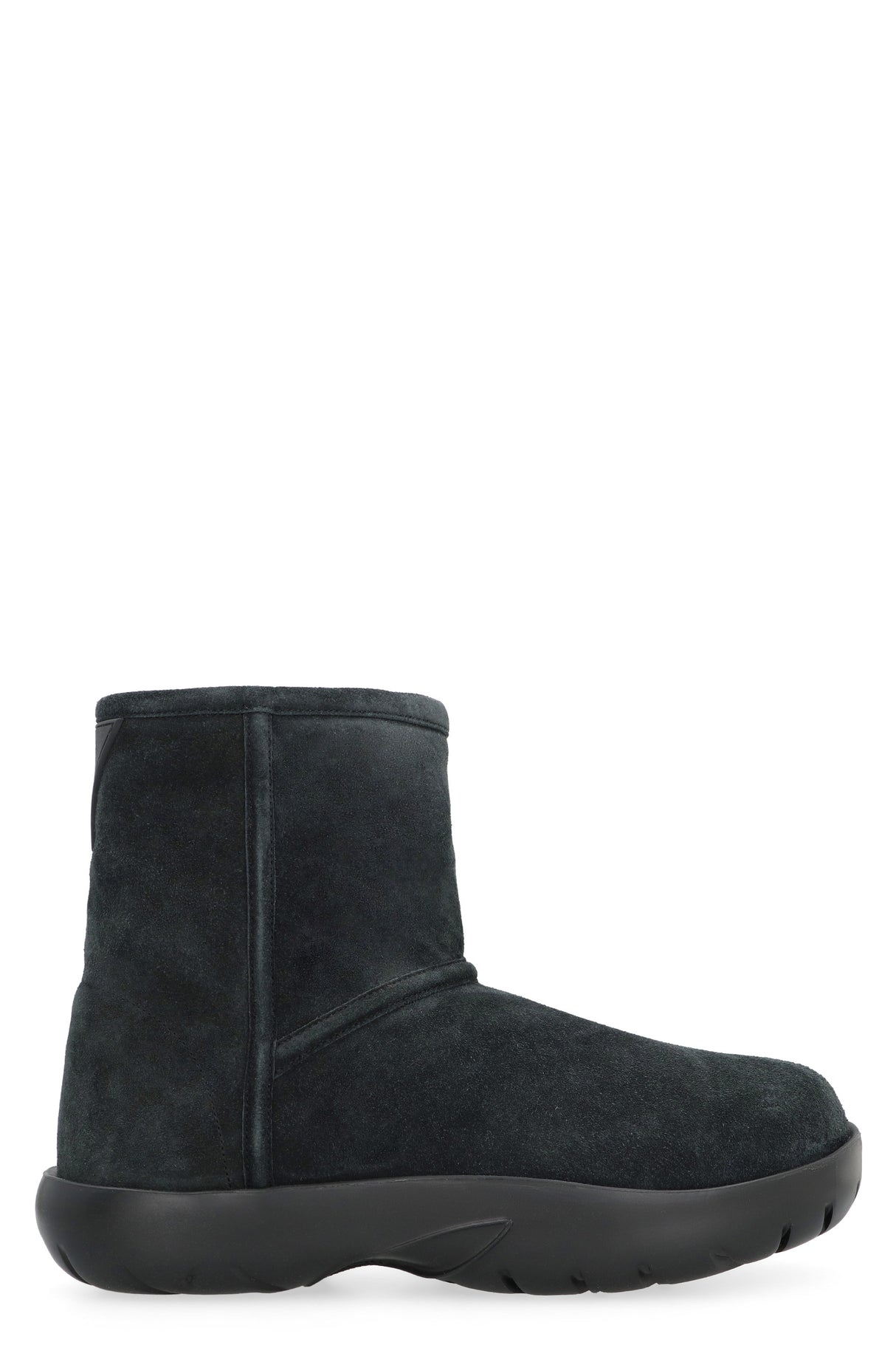 BOTTEGA VENETA Suede Ankle Boots with Shearling Lining