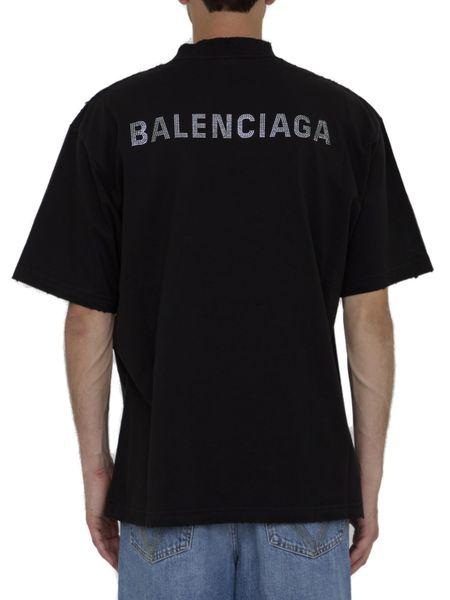 BALENCIAGA バック ブラック Tシャツ