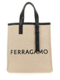 Ferragamo Sleek Tote Handbag with Logo