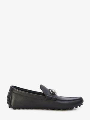 GUCCI Premium Leather Loafers with Metal Horsebit