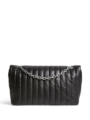 BALENCIAGA Medium Monaco Chain Handbag with Flap Closure