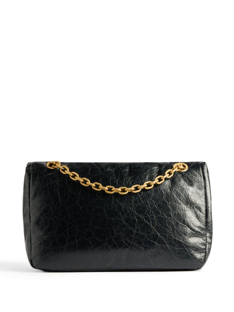 BALENCIAGA Mini Leather Shoulder Handbag