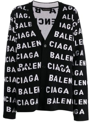 BALENCIAGA レディース ブラックニットセーター - 24SSコレクション