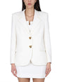 MOSCHINO Chic Single-Breasted Women's Jacket with Peaked Lapels