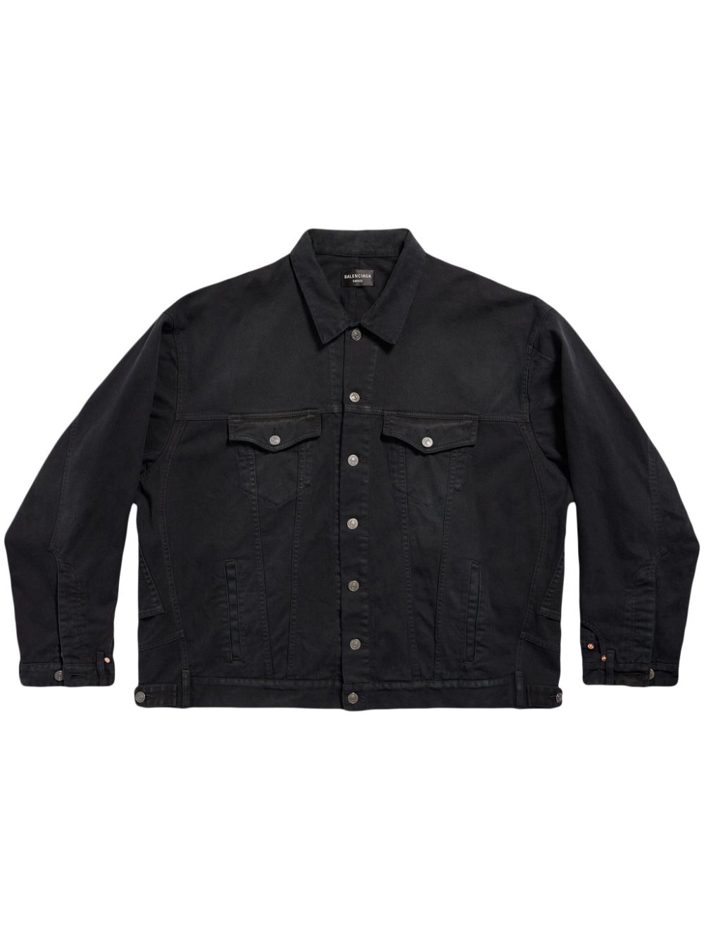 BALENCIAGA Deconstructed Denim Jacket for Men