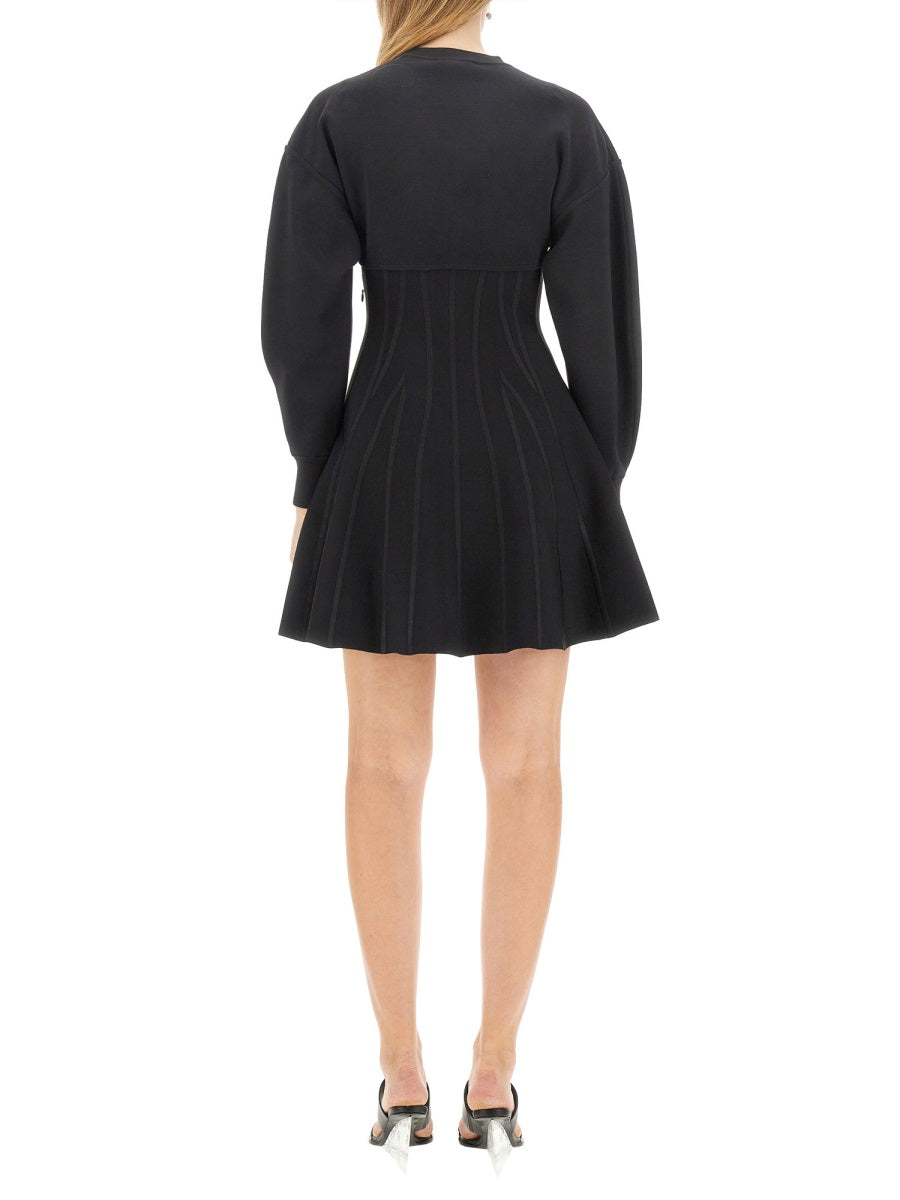 ALEXANDER MCQUEEN Elegant Mini Dress - Slim Fit - Women's Size S