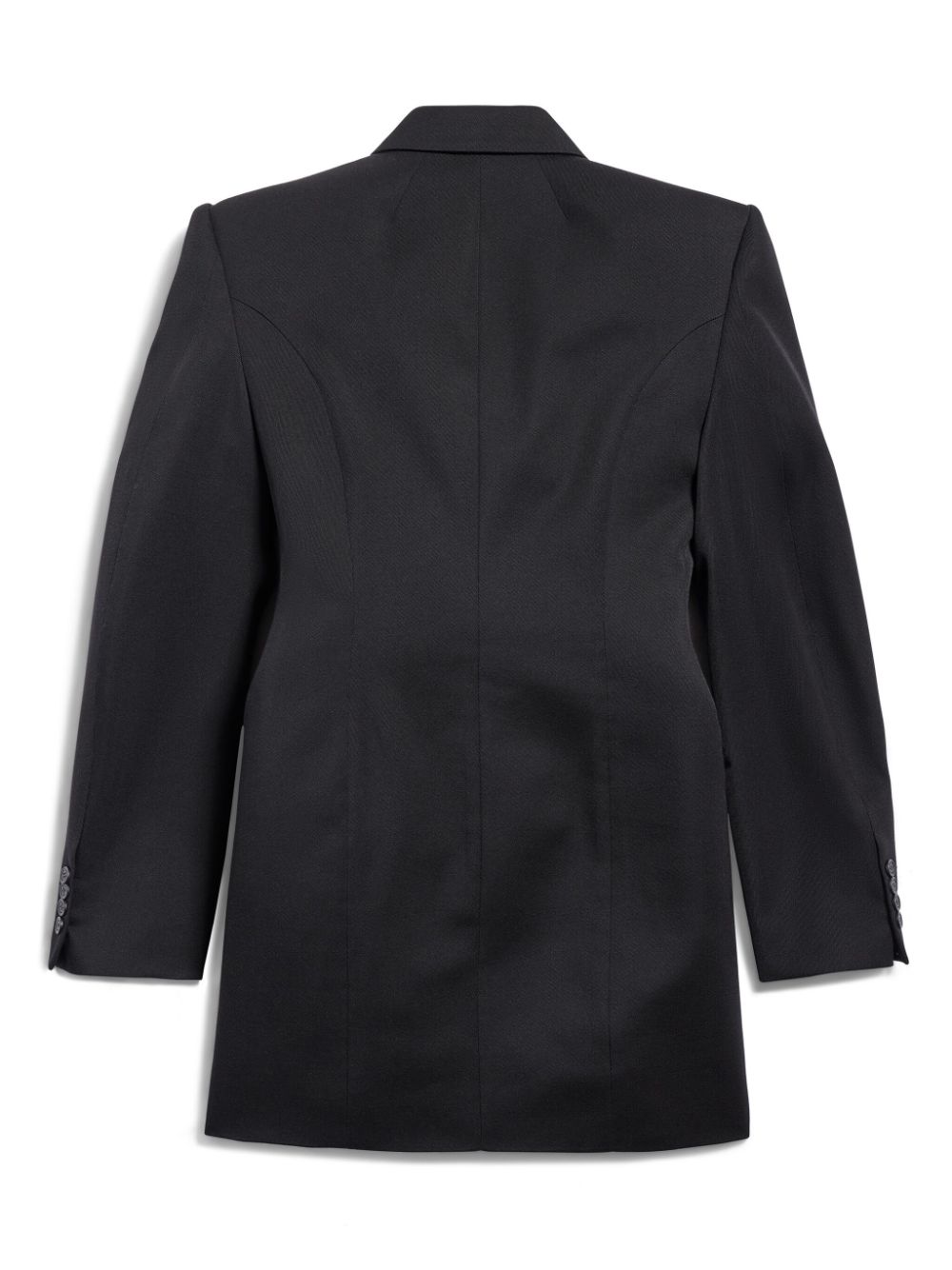 BALENCIAGA Women's Wool Double-Breasted Hourglass Jacket