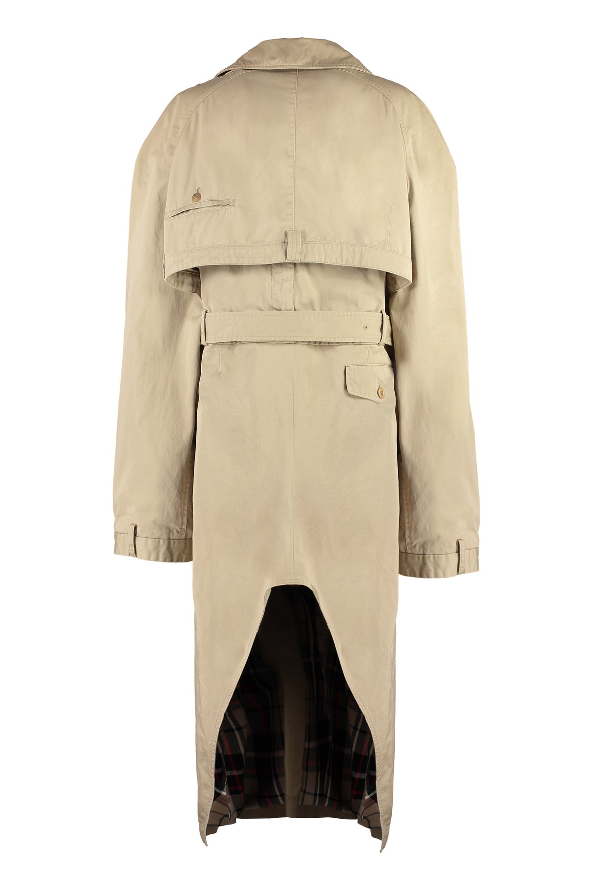 BALENCIAGA Oversized Cotton Trench Jacket