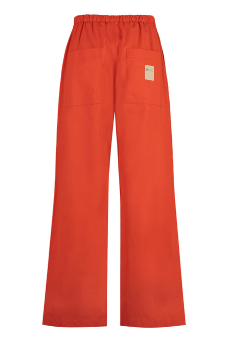 GUCCI Classic Skater Poplin Cotton Trousers