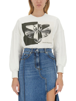 ALEXANDER MCQUEEN Logo Sweatshirt - Regular Fit (Size 40)