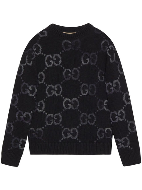 GUCCI Timeless GG-Jacquard Cashmere Jumper